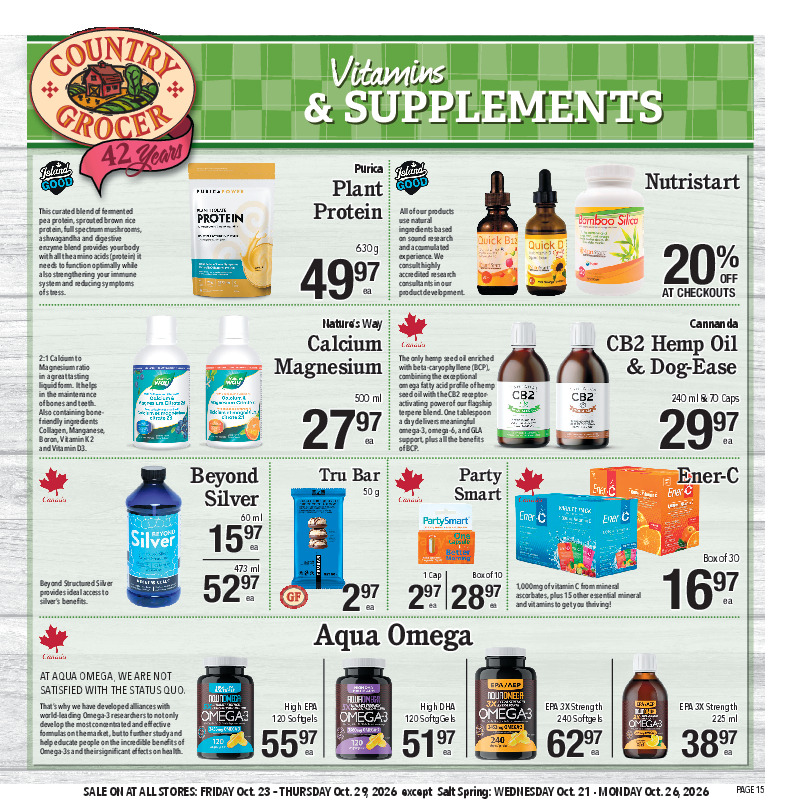 Vitamins & Supplements